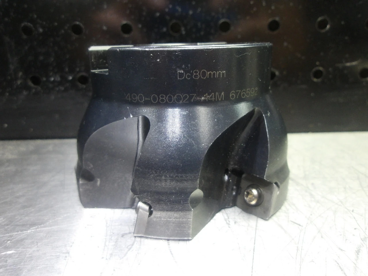 Sandvik 80mm Coolant Thru facemill 27mm Arbor 490-080Q27-14M (LOC2711A)