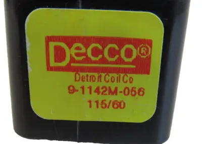 NEW DECCO 9-1142M-056 SOLENOID COIL 91142M056