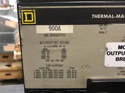 USED SQUARE D MHL369002343