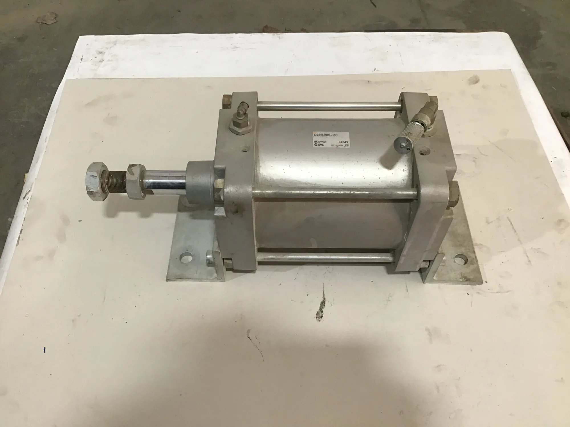 SMC C95SL200-160 PNEUMATIC ACTUATOR/CYLINDER Max Press 0.97MPa
