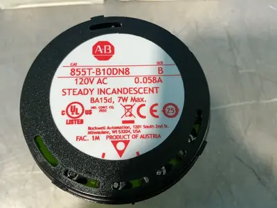 Used ALLENBRADLEY 855TB10DN8 Light Source Equipment Ohio US | HGR 24 #1545378