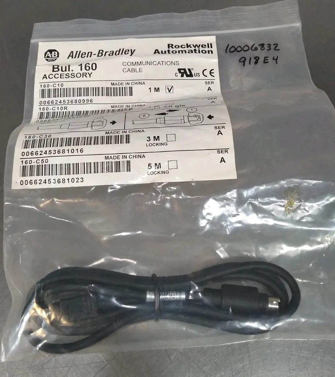 Allen Bradley 160-C10R / A Bulletin 160 Communication Cable Loc5E13