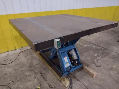 4,000 LBS X 71.75" X 71.75" LIFT PRODUCTS MODEL LPFT4W-040-36 HYRAULIC SCISSOR LIFT TABLE 110V: YOBRO #24988