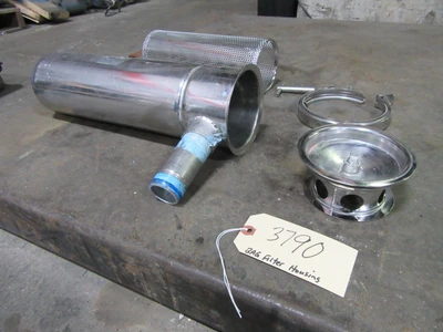 Bag Filter Housing,  stainless steel, 4" x 12".