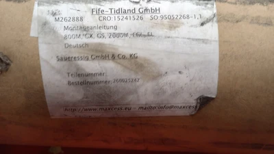 NEW Maxcess Fife -Tidland Series 2000M  external element  expansion shaft