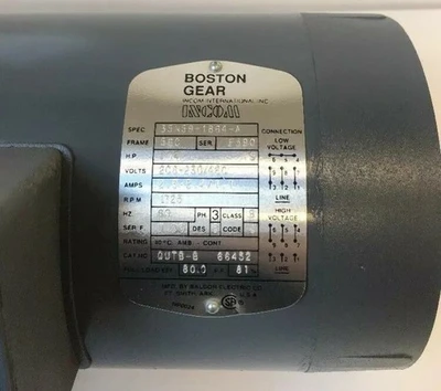 New | in-Stock BOSTON GUTB-B Motors (misc) Indiana US | J&J Industrial Supply #512995