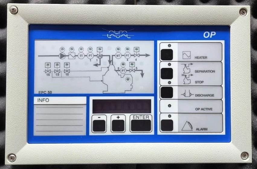 (5) NEW: Alfa-Laval EPC-50 control units.