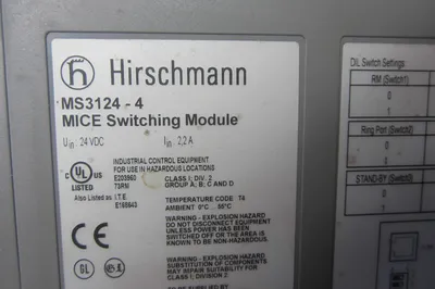 HIRSCHMANN MS3124-4 POWER MICE MODULE MS3124-4