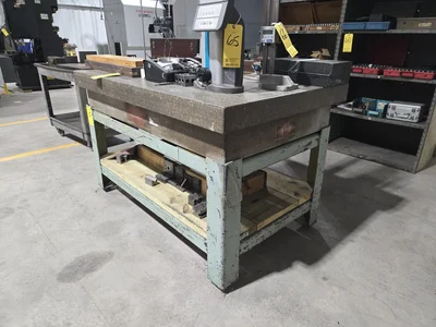 Granite Inspection Table; 60"x36"x36", Granite Thickness 10"