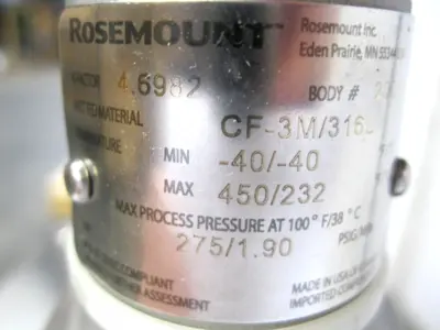 NEW Rosemount 8800 DF040SA1N1D1E5M5HR7R30