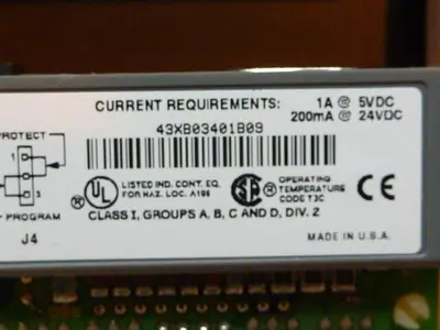 USED ALLEN BRADLEY 1747-L543 SER B