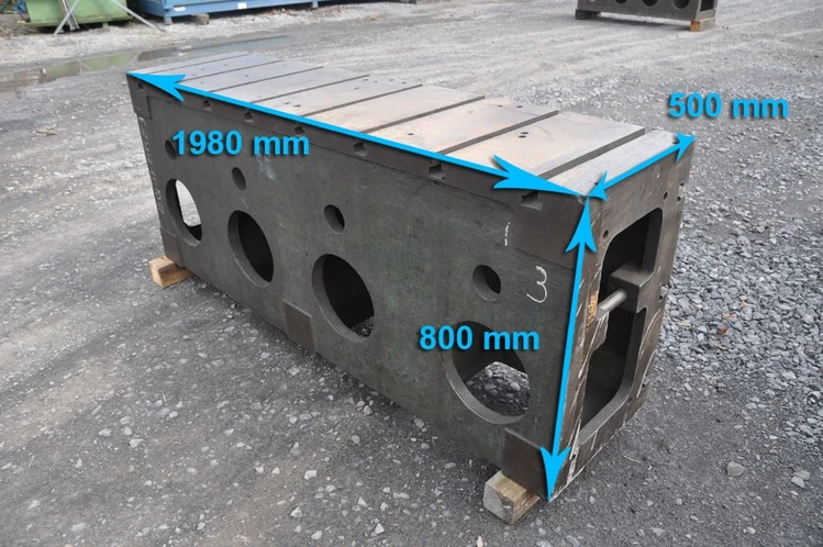 Used CLAMPING BLOC 1980 X 800 X 500 MM Angle Plates BE | Apt International N.V #366352