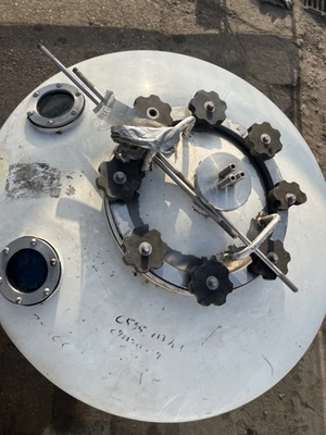400L S/S Vertical Pressure Vessel 30 Psi W.P