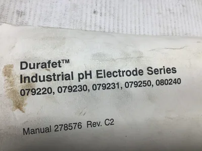 Durafet Industrial PH electrode series