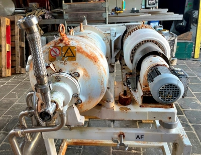 Westfalia CA 220-01-00 sanitary decanter centrifuge, 316SS.