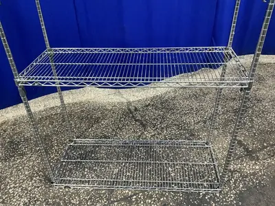 Intermetro Industries Corp. Four 47.5”x18” Adjustable Height Shelves Super Erecta Wire Rack Shelving