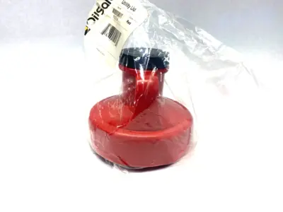 NEW OILSAFE MULTIPURPOSE UTILITY LID, 48MM OPENING, RED