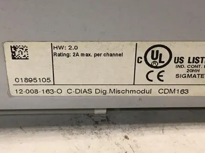 USED SIGMATEK CDM163 12-008-163-O