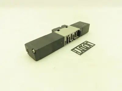 SMC VFS2300-5FZ Pneumatic Air Solenoid Spool Valve Manifold Mount 24VDC Coil