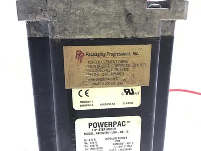 POWERPAC N42HLFM-LNK-NS-01 Stepper Motor 1500RPM 425W 170V 4.9A