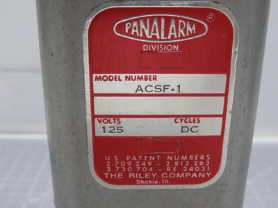 Used PANALARM _UNKNOWN_ Relays & Switches | OCO Industrial #1695176