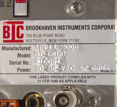 Brookhaven Instruments BI-DNDC Lab Refractometers | ANACAPA EQUIPMENT BROKERS, INC (6)