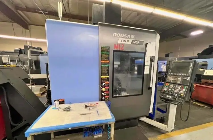 Used 2020 DOOSAN DVF 5000 Vertical Machining Centers (5-Axis or More) Ohio US | Toolquip, Inc. #787096