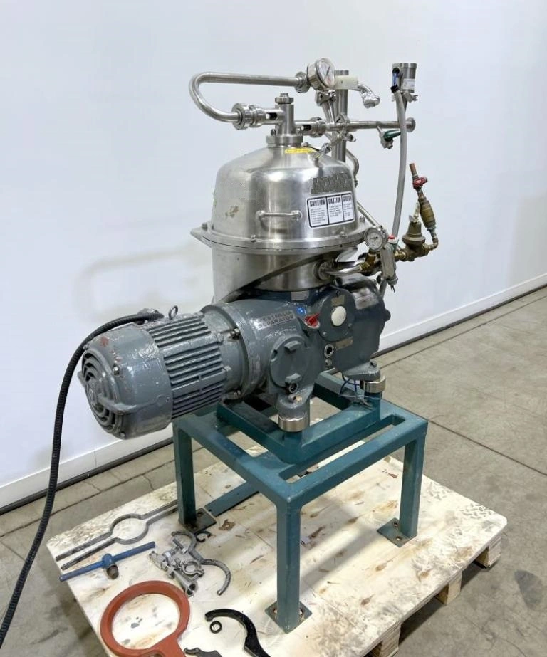 Westfalia SB 7-06-076 clarifier centrifuge, 316SS.