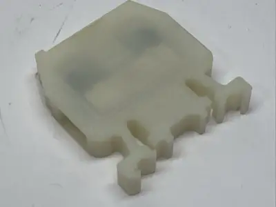 USED ALLEN-BRADLEY SER. A FINGER-SAFE TERMINAL BLOCK WHITE