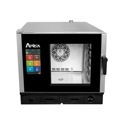 New | in-Stock Atosa New Atosa AEC-0511E Smart Touch Electric Combi Oven, Fits 5 Half-Size Pans, 208/240v Electric Ovens Illinois US | Falcon Restaurant Supply #1375264
