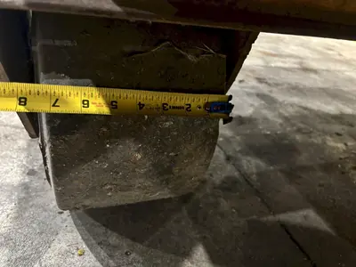 20,000 LBS (10 TON) x 120" x 60" STEEL WITH HARD TIRE TRANSFER CART CAR:  STOCK #23236
