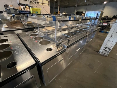 12′ Hot & Cold Soup Bar (stainless steel)
