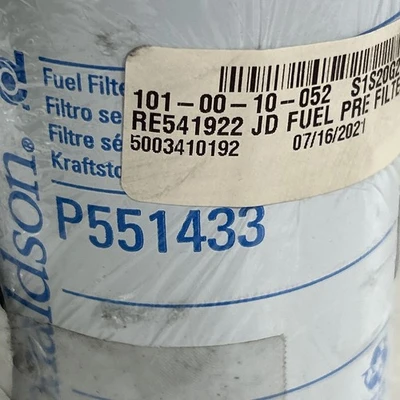 P551433 Donaldson Fuel Filter W/O-Ring Fast Shipping +Warranty