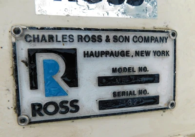 USED ROSS IN LINE HOMOGENIZER ME 450