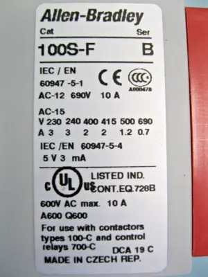 USED Allen-Bradley 100S-C09D14BC