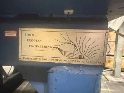 4 POST HYDRAULIC PRESS & 15 HP POWER UNIT: YOBRO #25266