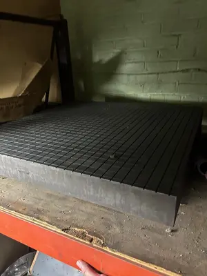 Precision 30" X 30" x 3" H Cast Iron - Lapping Work Table