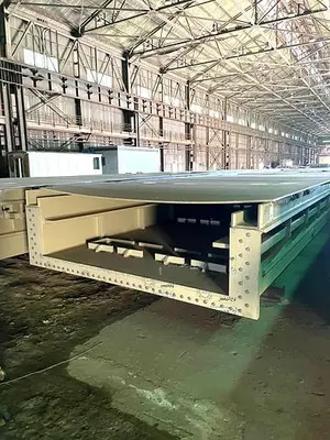 (2) 86" WIDE x 54' LONG UNUSED POLYPROPYLENE PICKLE LINE TANKS