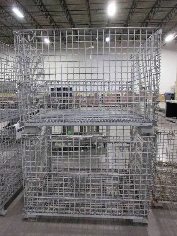U-LINE, COLLAPSIBLE, WIRE CONTAINERS