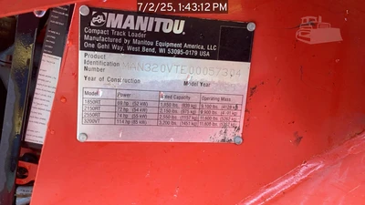 Used 2023 MANITOU 3200VT Compact Track Loaders Florida US | National Equipment Dealers #1422698