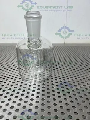 NEW CHEMGLASS CG-1576-04 250ML 3-NECK JACKETED EUROPEAN FLASK 1-CN, 2-SN 24/40 OUTER