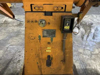 2500 LBS X 12" COOPER WEYMOUTH DOUBLE END PULL-OFF COIL REEL UNCOILER: STOCK #22619
