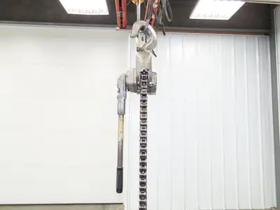 Yale C85 6 Ton 12000Lb Manual Roller Chain Hand Lever Ratchet Hoist 6' Lift