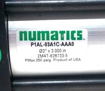 NEW NUMATICS P1AL-03A1C-AAA0 CYLINDER P1AL03A1CAAA0