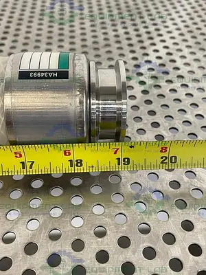 USED SANI-TECH STHT-WR-1500 19" SILICONE HOSE W/ 1 1/2" SANITARY FITTING