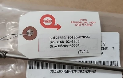 NEW Pyco 02-3168-02-12.3