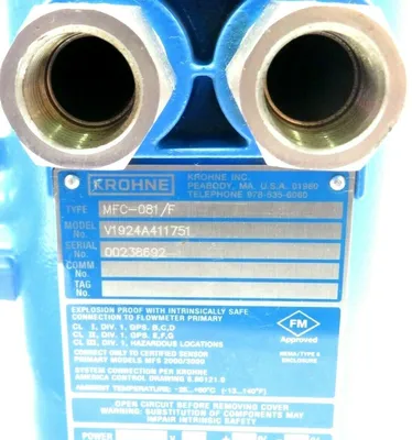 NEW KROHNE MFC-081/F SIGNAL CONVERTER 18VA 120VAC MFC081F