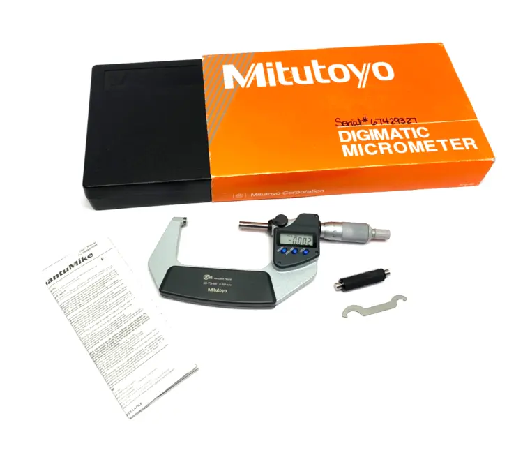 Used MITUTOYO QUANTUMIKE DIGIMATIC MICROMETER COOLANT-PROOF MDC-75PX Misc Industrial Equipment | Maverick Industrial Sales #1112414