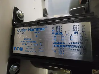 MCC Unit 50 Amp Breaker 0.95 kVA Transformer