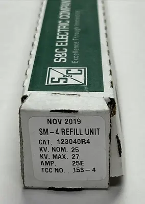 Used S&C ELECTRIC 123040R4 Miscellaneous Equipment (Electrical & Power) | Surplus Asset Holdings #1194911
